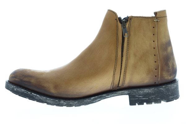 Steve Madden Treason Mens Brown Leather High Top Zipper Casual Dress Boots Cheap - Image 5