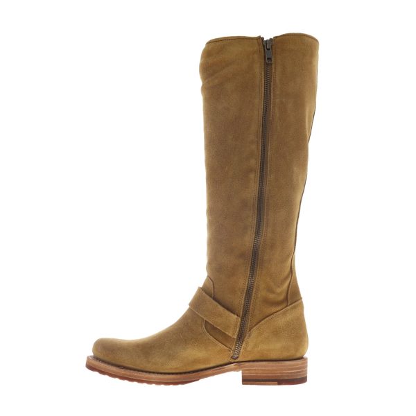 Frye Veronica Strap Tall 70592 Womens Brown Suede Zipper Casual Dress Boots Online now - Image 5