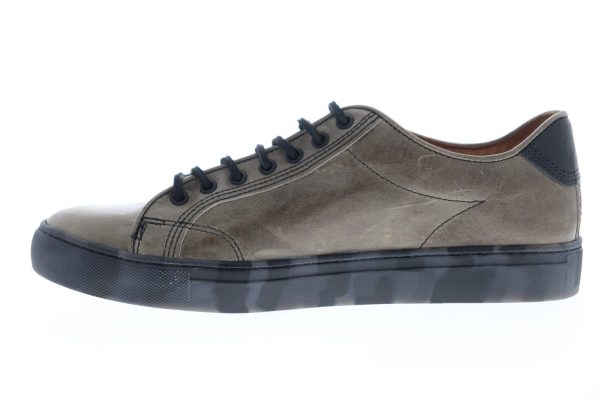 Frye Walker Low Lace 81234 Mens Gray Leather Lace Up Lifestyle Sneakers Shoes Hot on Sale - Image 5