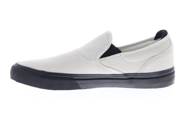 Emerica Wino G6 Slip On Mens White Suede Skate Inspired Sneakers Shoes Online Sale - Image 5