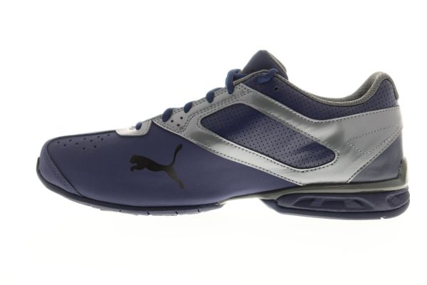Puma Tazon 6 FM 18987321 Mens Blue Lace Up Athletic Running Shoes Supply - Image 5