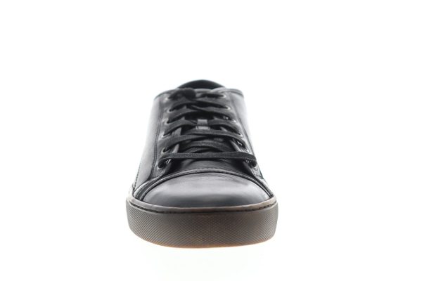 Frye Justin Low Lace 81330 Mens Black Leather Lace Up Lifestyle Sneakers Shoes Supply - Image 3