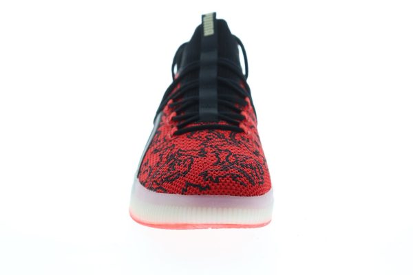 Puma Clyde Court London Calling 19302101 Mens Red Mesh Athletic Basketball Shoes Online Sale - Image 3