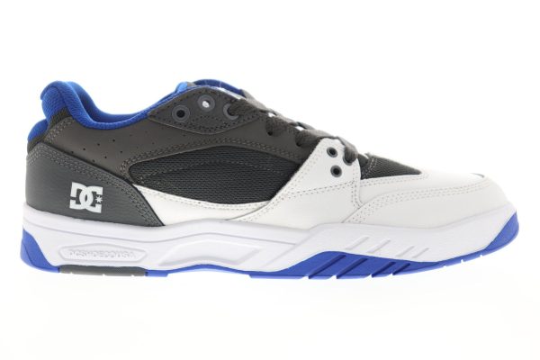 DC Maswell ADYS100473 Mens White Leather Lace Up Skate Sneakers Shoes Online Hot Sale