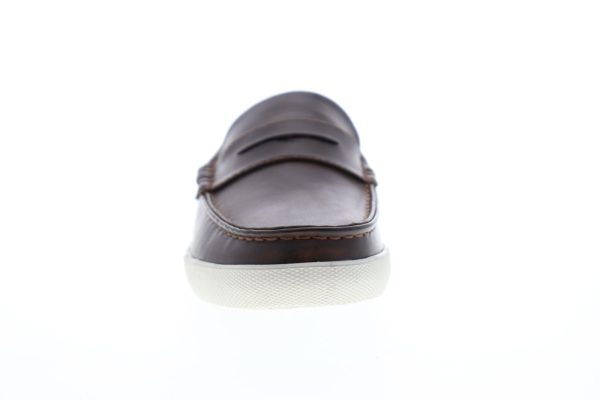 Unlisted by Kenneth Cole Un Anchor JMS8SY039 Mens Brown Penny Loafers Shoes Discount - Image 3