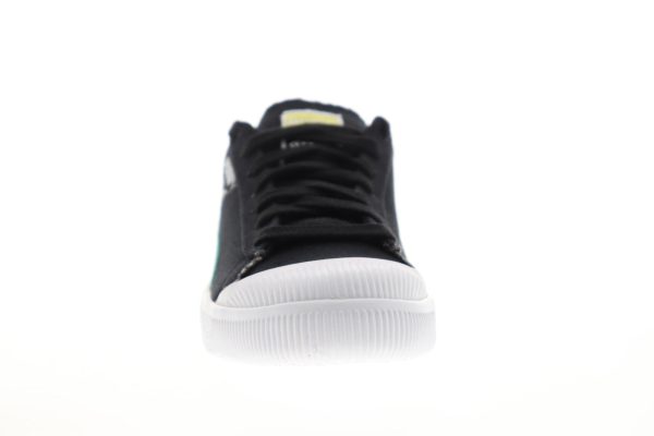 Puma Clyde Diamond Supply 36939702 Mens Black Canvas Low Top Sneakers Shoes Sale - Image 3