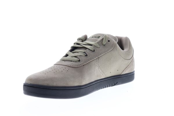 Etnies Joslin Mens Gray Suede Lace Up Skate Sneakers Shoes on Sale - Image 4