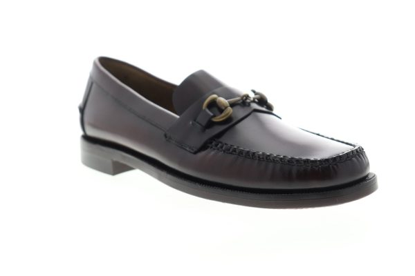 Sebago Classic Joe Citysides Mens Burgundy Loafers & Slip Ons Penny Shoes Online Hot Sale - Image 2