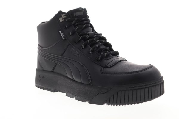 Puma Tarrenz SB Puretex 37055201 Mens Black Leather Lifestyle Sneakers Shoes Discount - Image 2