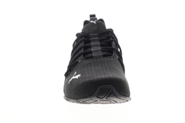 Puma Axelion Block 19314801 Mens Black Canvas Athletic Running Shoes For Cheap - Image 3