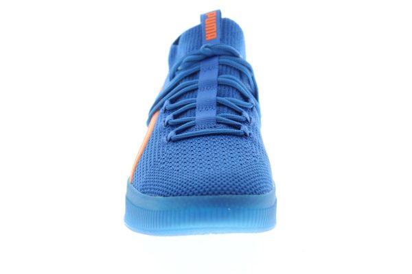 Puma Clyde Court GW 19171201 Mens Blue Canvas Lace Up Athletic Basketball Shoes Online Hot Sale - Image 3