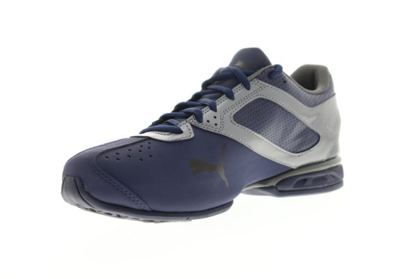 Puma Tazon 6 FM 18987321 Mens Blue Lace Up Athletic Running Shoes Supply - Image 4