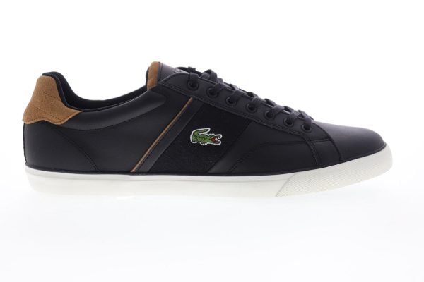 Lacoste Fairlead 119 1 CMA Mens Black Low Top Lace Up Lifestyle Sneakers Shoes Online now
