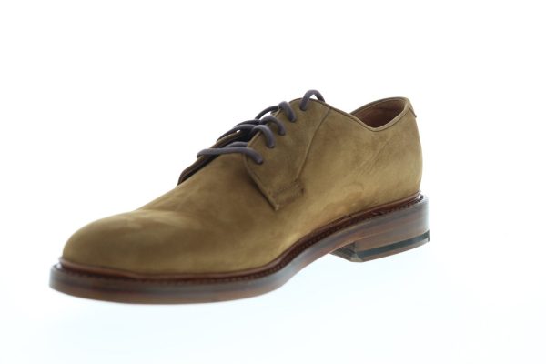 Frye Jones Oxford 84603 Mens Brown Nubuck Leather Plain Toe Oxfords Shoes Cheap - Image 4