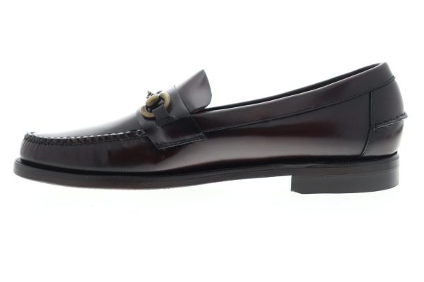 Sebago Classic Joe Citysides Mens Burgundy Loafers & Slip Ons Penny Shoes Online Hot Sale - Image 5
