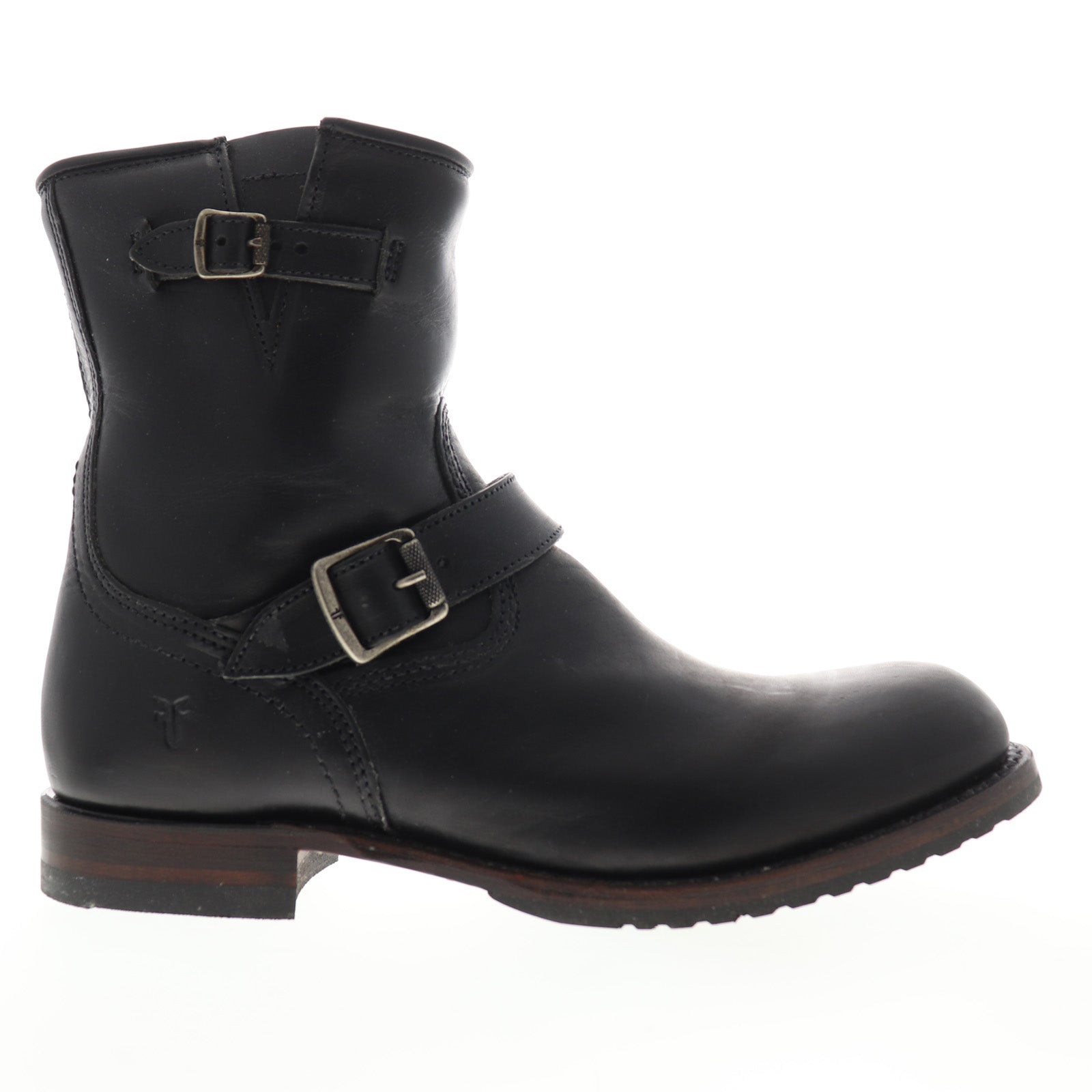 Frye Logan Engineer Inside Zip 87787 Mens Black Leather Casual Dress Boots Online Hot Sale