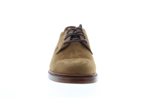 Frye Jones Oxford 84603 Mens Brown Nubuck Leather Plain Toe Oxfords Shoes Cheap - Image 3