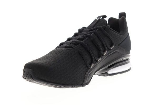 Puma Axelion Block 19314801 Mens Black Canvas Athletic Running Shoes For Cheap - Image 4