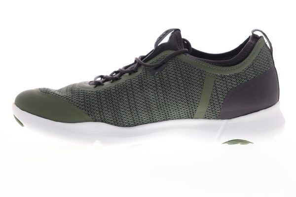 Geox U Nebula X Mens Green Mesh Low Top Lace Up Euro Sneakers Shoes Discount - Image 5