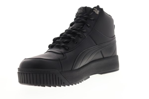 Puma Tarrenz SB Puretex 37055201 Mens Black Leather Lifestyle Sneakers Shoes Discount - Image 4