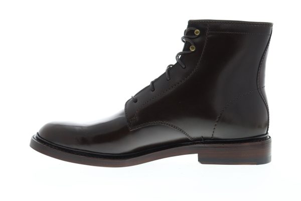 Frye James Lace Up 87123 Mens Brown Leather Casual Dress Boots on Sale - Image 5