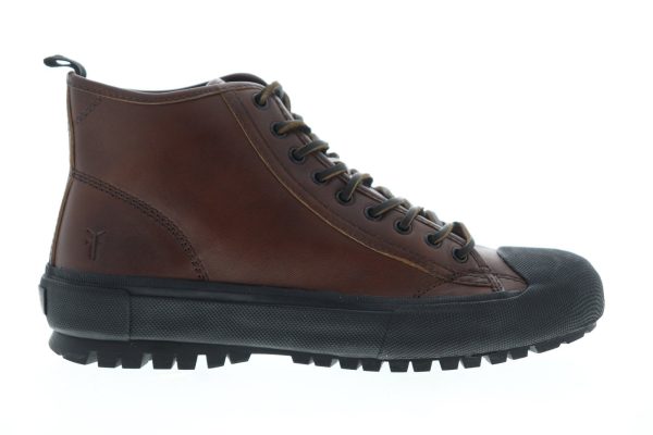 Frye Ryan Lug Midlace 81153 Mens Brown Leather Lace Up Lifestyle Sneakers Shoes Online Hot Sale