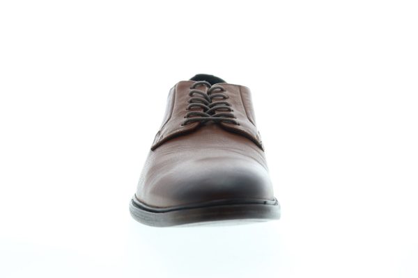 Frye Patrick Oxford 82303 Mens Brown Leather Lace Up Plain Toe Oxfords Shoes Online - Image 3