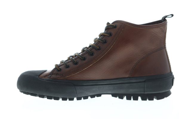 Frye Ryan Lug Midlace 81153 Mens Brown Leather Lace Up Lifestyle Sneakers Shoes Online Hot Sale - Image 5
