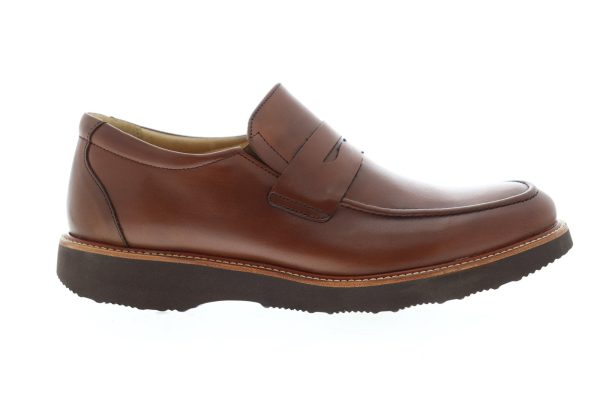 Samuel Hubbard Ivy Legend Z2180-065W Mens Brown Wide 2E Penny Loafers Shoes Cheap