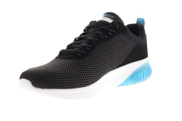 Skechers Air Ultra Flex 52551 Mens Black Mesh Athletic Low Top Walking Shoes Fashion - Image 4