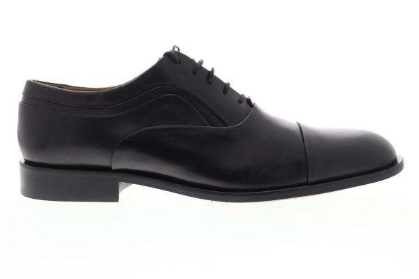 Bruno Magli Sassiolo BM600379 Mens Black Oxfords & Lace Ups Cap Toe Shoes For Discount
