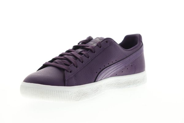 Puma Clyde X PRPS 37022501 Mens Purple Leather Lace Up Sneakers Shoes Online - Image 4