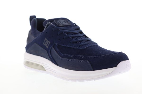 DC Vandium ADYS200069 Mens Blue Suede Low Top Lace Up Skate Sneakers Shoes Hot on Sale - Image 2