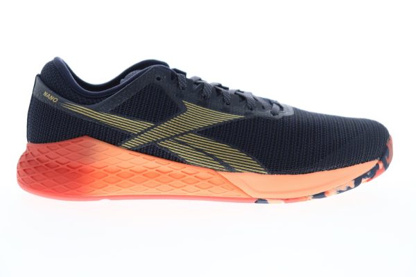Reebok Nano 9 EG0600 Mens Blue Low Top Lace Up Athletic Cross Training Shoes Fashion