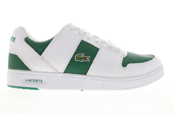 Lacoste Thrill 319 3 US SMA Mens White Leather Lace Up Lifestyle Sneakers Shoes Online now