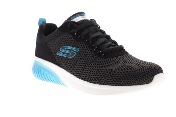 Skechers Air Ultra Flex 52551 Mens Black Mesh Athletic Low Top Walking Shoes Fashion - Image 2