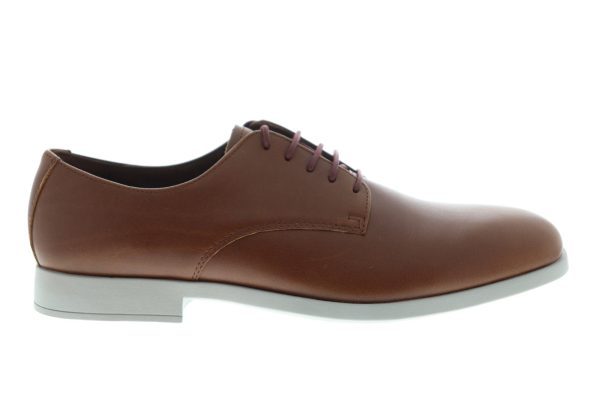 Camper Truman K100243-007 Mens Brown Leather Lace Up Plain Toe Oxfords Shoes For Cheap