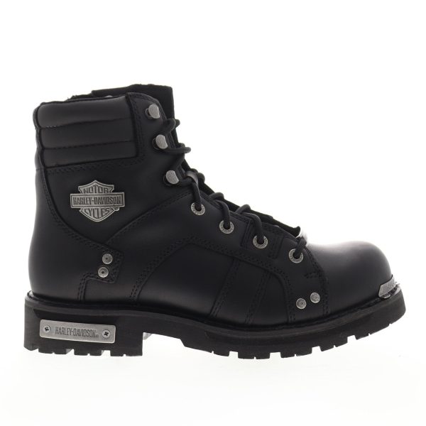 Harley-Davidson Bonfield D96114 Mens Black Leather Zipper Motorcycle Boots Sale