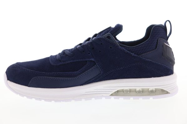 DC Vandium ADYS200069 Mens Blue Suede Low Top Lace Up Skate Sneakers Shoes Hot on Sale - Image 5