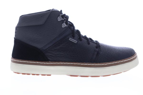 Geox U Mattias B Abx U84T1A046FEC9999 Mens Black Leather Lace Up Ankle Boots For Discount
