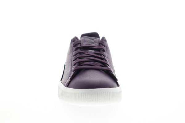 Puma Clyde X PRPS 37022501 Mens Purple Leather Lace Up Sneakers Shoes Online - Image 3