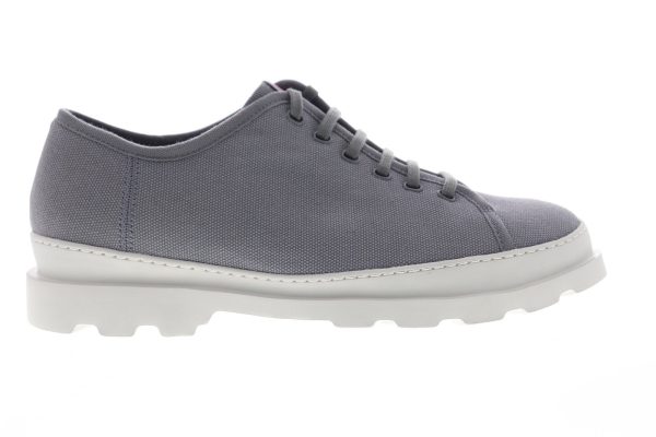 Camper Brutus K100294-005 Mens Gray Canvas Lace Up Euro Sneakers Shoes Online