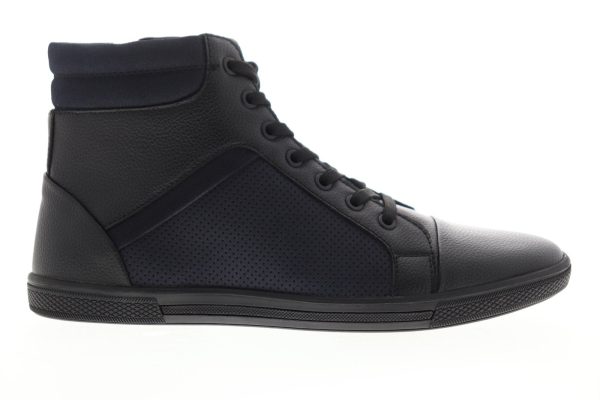 Unlisted by Kenneth Cole Crown Worthy Mens Black Zipper Lifestyle Sneakers Shoes For Discount