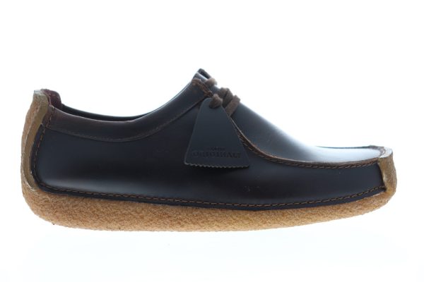 Clarks Natalie 26134201 Mens Brown Leather Oxfords & Lace Ups Casual Shoes Supply
