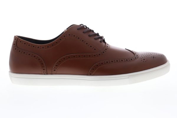 Unlisted by Kenneth Cole Stand Sneaker G Mens Brown Wingtip Oxfords Shoes Hot on Sale