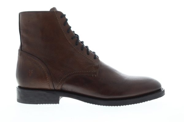 Frye Corey Lace Up 80207 Mens Brown Leather High Top Casual Dress Boots Hot on Sale