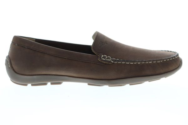Tommy Bahama Orion TB7S00045 Mens Brown Nubuck Leather Moccasin Loafers Shoes Sale