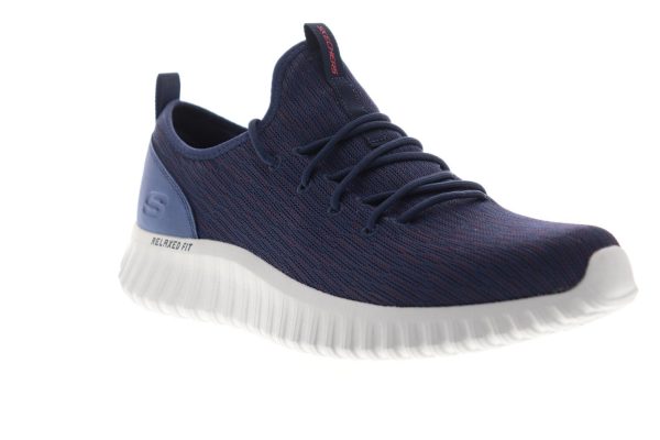 Skechers Depth Charge 2.0 Garnado 52776 Mens Blue Lifestyle Sneakers Shoes Hot on Sale - Image 2
