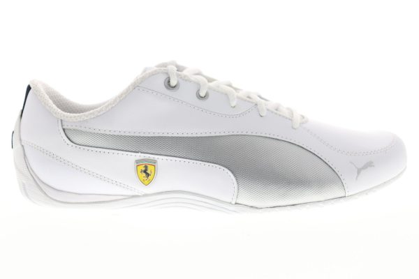Puma Scuderia Ferrari Drift Cat 5 NM Mens White Motorsport Sneakers Shoes Cheap