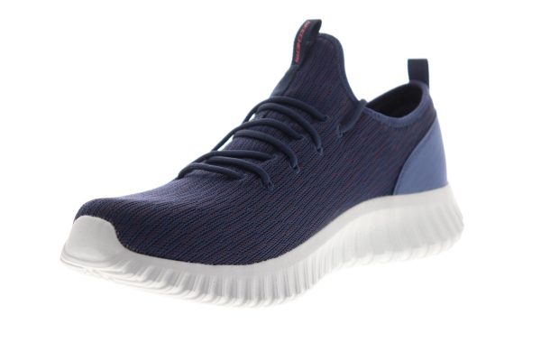 Skechers Depth Charge 2.0 Garnado 52776 Mens Blue Lifestyle Sneakers Shoes Hot on Sale - Image 4